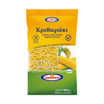 ήλιος κριθαράκι από καλαμπόκι και ρύζι χωρίς γλουτένη 400 γραμμάρια