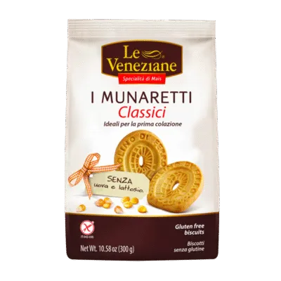 le veneziane μπισκότα βουτύρου χωρίς γλουτένη munaretti 300 γραμμάρια