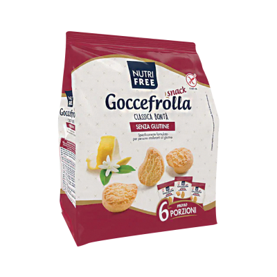 nutrifree μπισκότα goccefrolla κλασικά 6 μερίδες χωρίς γλουτένη 240 γραμμάρια