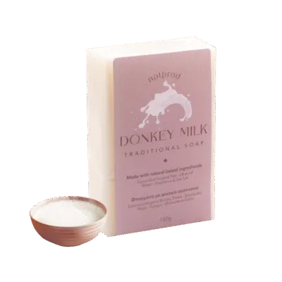 natprod μπάρα σαπουνιού με γάλα γαϊδούρας 100 γραμμάρια