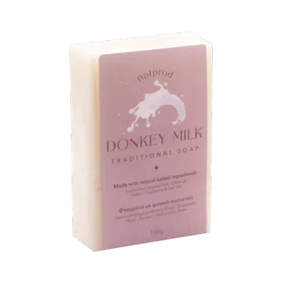 natprod μπάρα σαπουνιού με γάλα γαϊδούρας 100 γραμμάρια