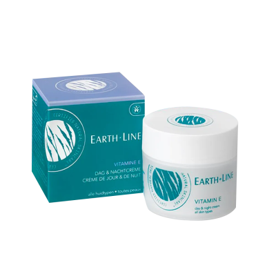 earth line vegan κρέμα προσώπου με βιταμίνη Ε για όλους τους τύπους δέρματος 50 ml