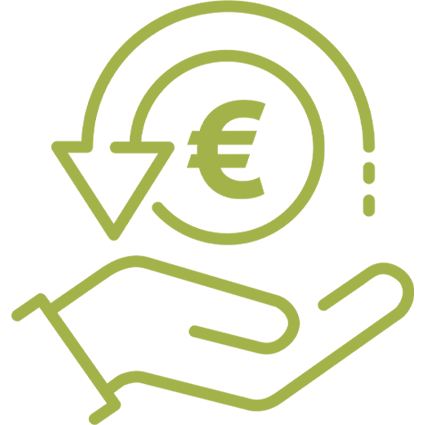 εικονίδιο επιστροφή χρημάτων