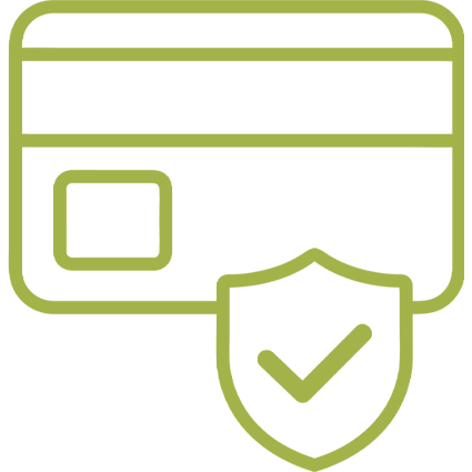 εικονίδιο ασφαλής πληρωμή