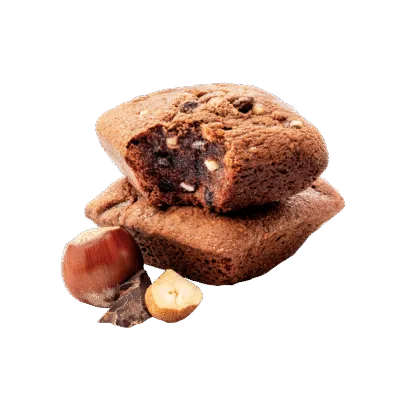 celiane μίνι μπράουνι με πραλίνα φουντουκιού βιολογικά και χωρίς γλουτένη 6 τεμάχια 200 γραμμάρια