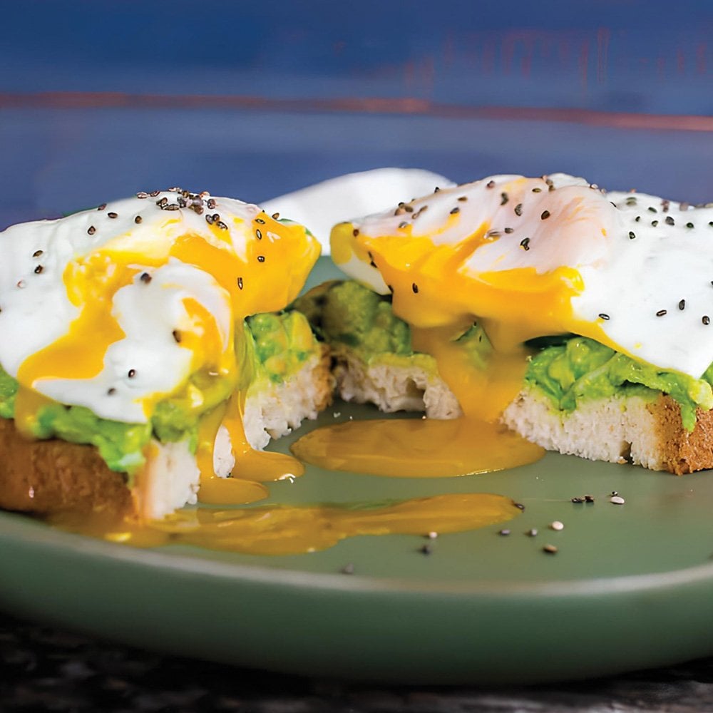 συνταγή αβοκάντο τοστ με αυγό ποσέ χωρίς γλουτένη