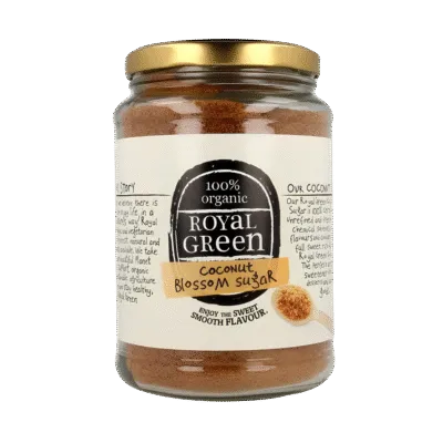 royal green ζάχαρη από άνθος καρύδας βιολογική 900 γραμμάρια